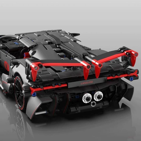 Конструктор Block Racing GT з двигуном та підсвіткою сумісний з лего blclam фото