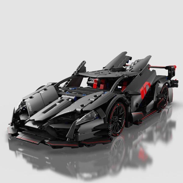 Конструктор Block Racing GT з двигуном та підсвіткою сумісний з лего blclam фото
