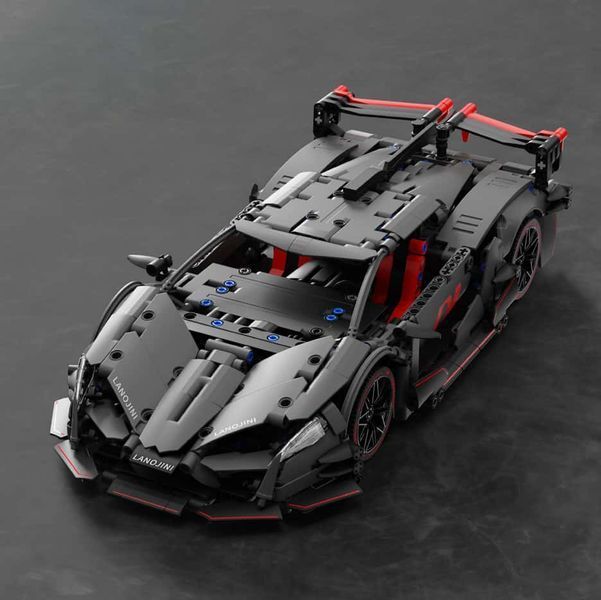 Конструктор Block Racing GT з двигуном та підсвіткою сумісний з лего blclam фото