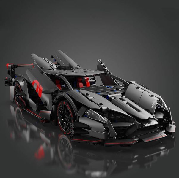 Конструктор Block Racing GT з двигуном та підсвіткою сумісний з лего blclam фото
